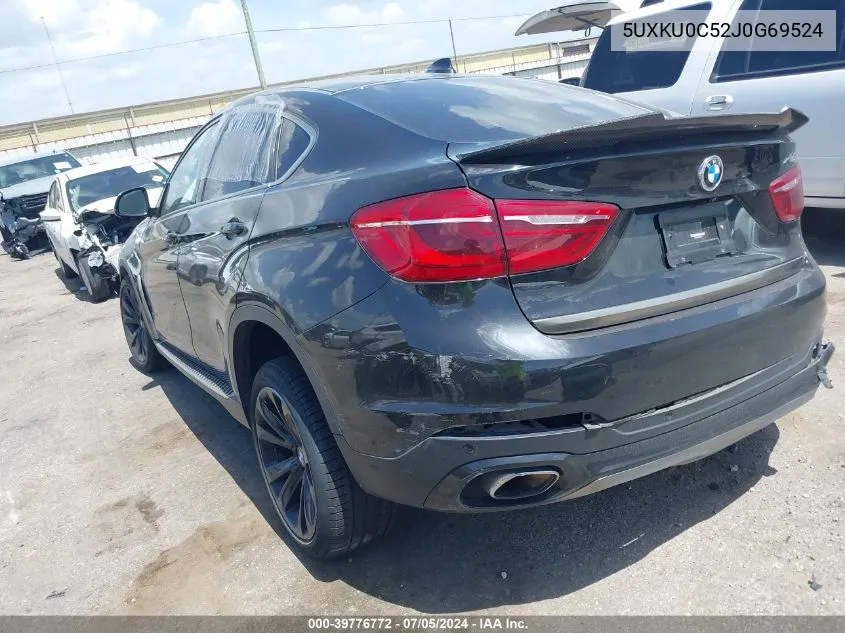 5UXKU0C52J0G69524 2018 BMW X6 Sdrive35I