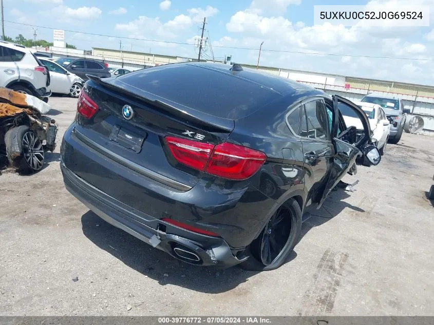 2018 BMW X6 Sdrive35I VIN: 5UXKU0C52J0G69524 Lot: 39776772