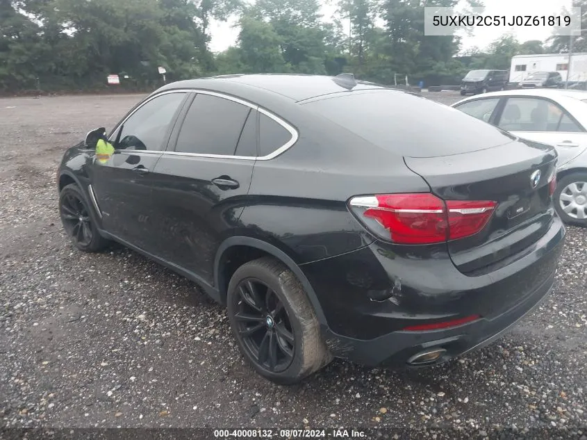 5UXKU2C51J0Z61819 2018 BMW X6 xDrive35I