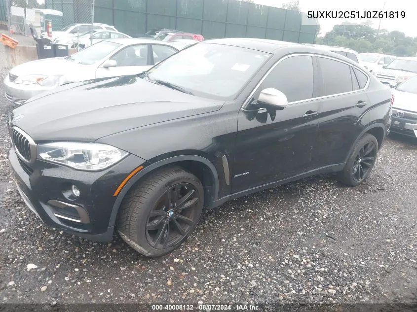 5UXKU2C51J0Z61819 2018 BMW X6 xDrive35I