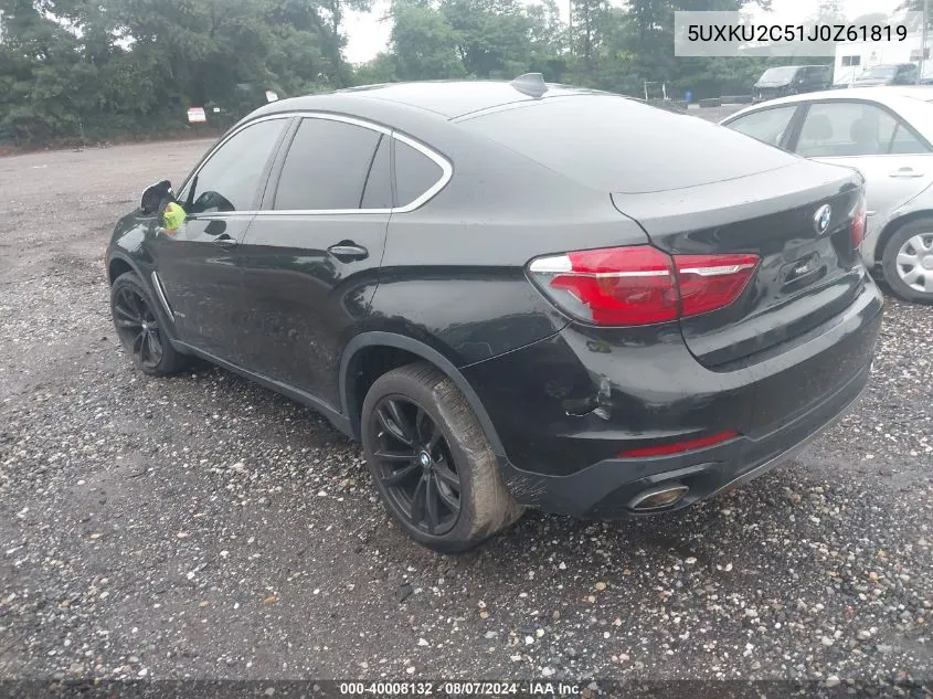 5UXKU2C51J0Z61819 2018 BMW X6 xDrive35I