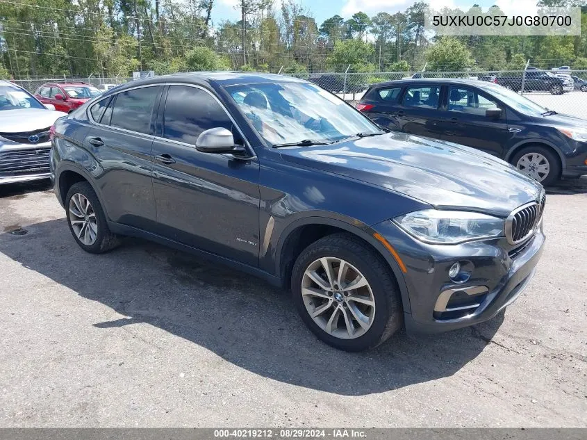 5UXKU0C57J0G80700 2018 BMW X6 Sdrive35I