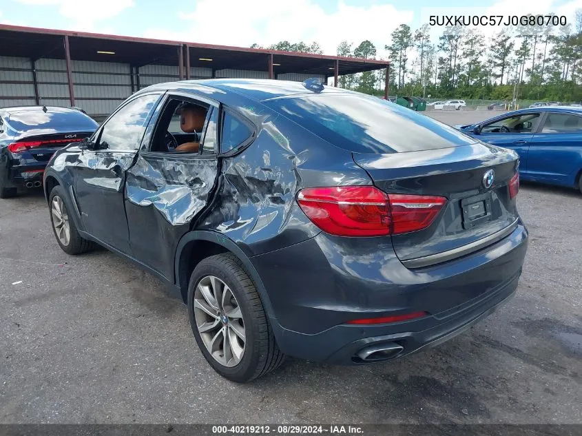 5UXKU0C57J0G80700 2018 BMW X6 Sdrive35I