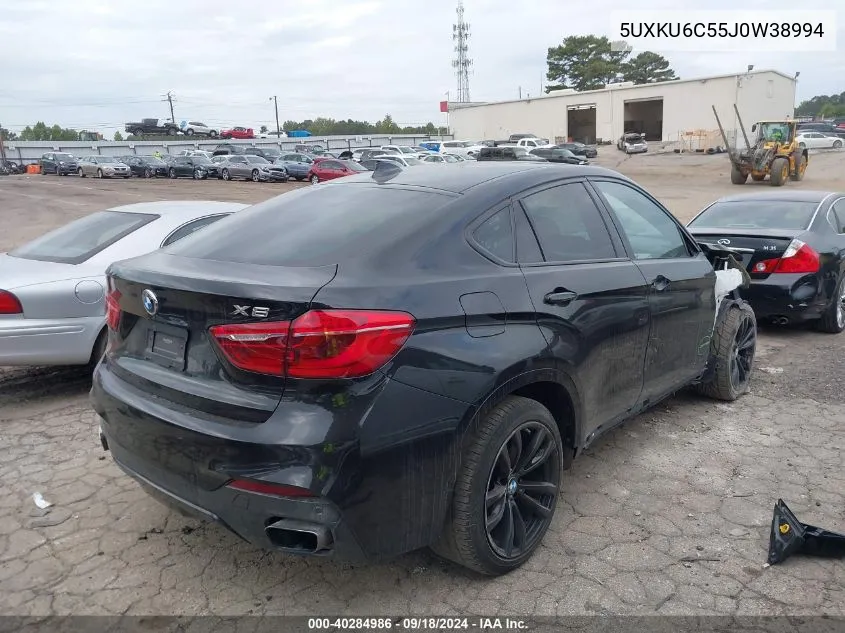 5UXKU6C55J0W38994 2018 BMW X6 xDrive50I