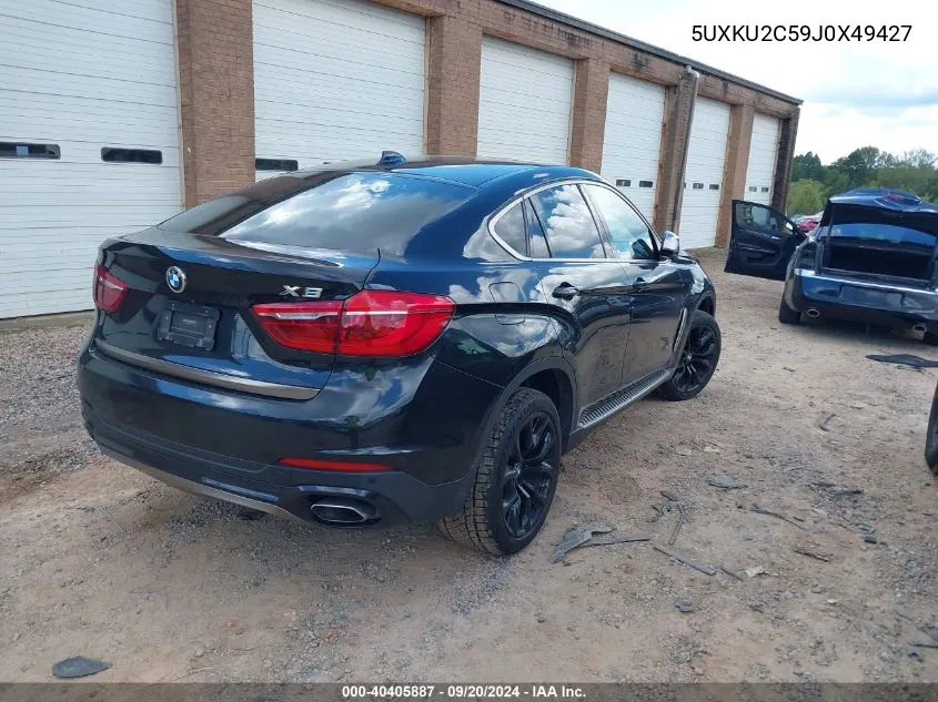 5UXKU2C59J0X49427 2018 BMW X6 xDrive35I