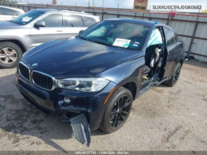 2018 BMW X6 Sdrive35I VIN: 5UXKU0C59J0G80682 Lot: 40727793