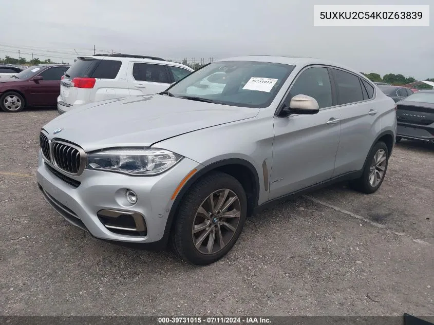 5UXKU2C54K0Z63839 2019 BMW X6 xDrive35I