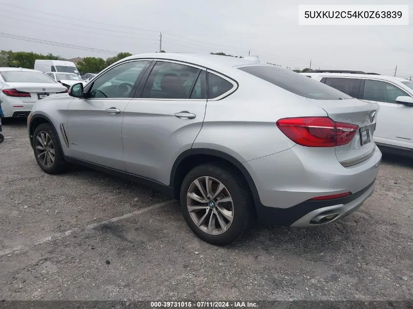 5UXKU2C54K0Z63839 2019 BMW X6 xDrive35I