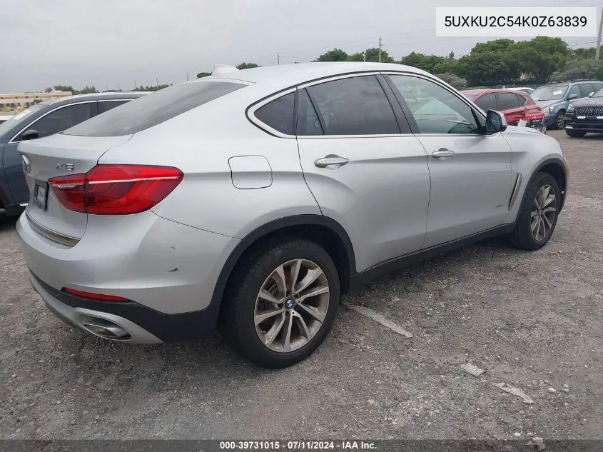 5UXKU2C54K0Z63839 2019 BMW X6 xDrive35I