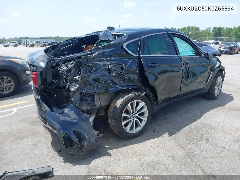 5UXKU2C50K0Z65894 2019 BMW X6 xDrive35I