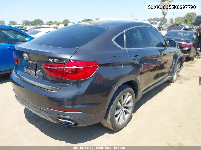 5UXKU0C55K0S97790 2019 BMW X6 Sdrive35I