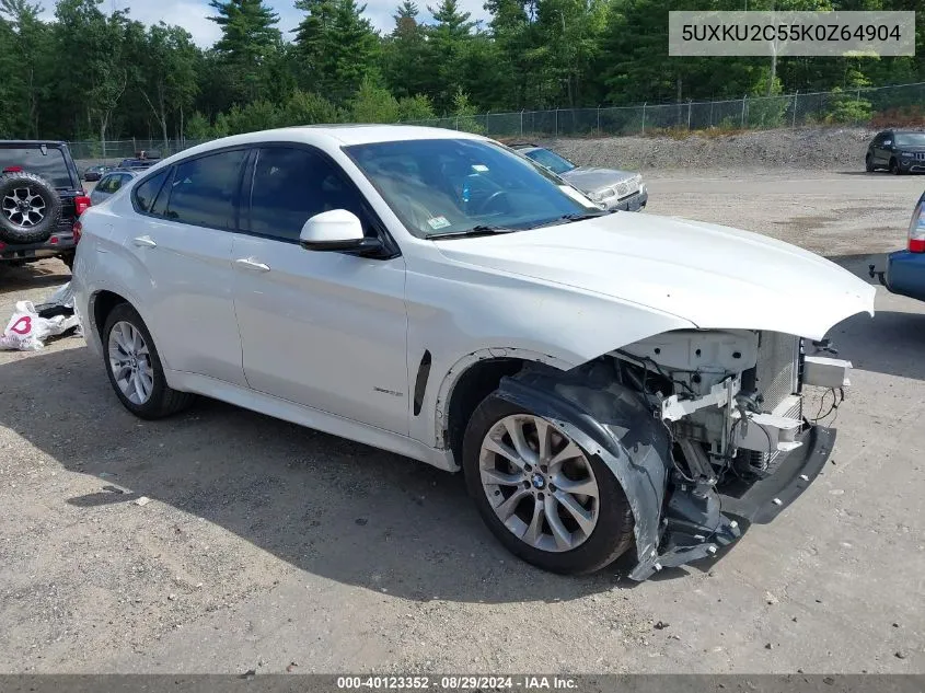 5UXKU2C55K0Z64904 2019 BMW X6 xDrive35I