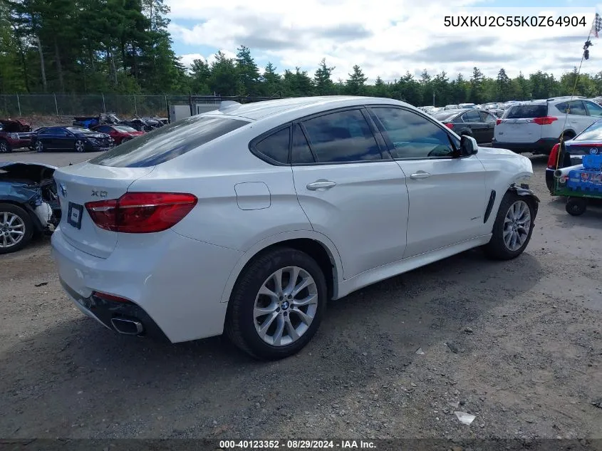 5UXKU2C55K0Z64904 2019 BMW X6 xDrive35I