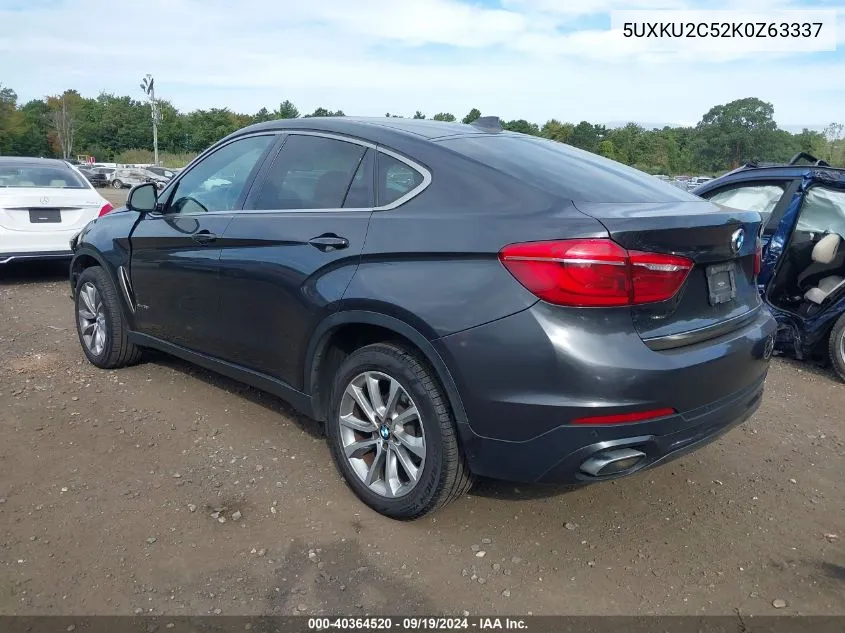 5UXKU2C52K0Z63337 2019 BMW X6 xDrive35I