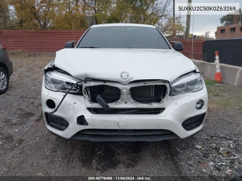 2019 BMW X6 xDrive35I VIN: 5UXKU2C50K0Z63269 Lot: 40776499