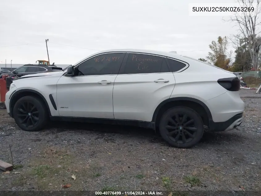 2019 BMW X6 xDrive35I VIN: 5UXKU2C50K0Z63269 Lot: 40776499