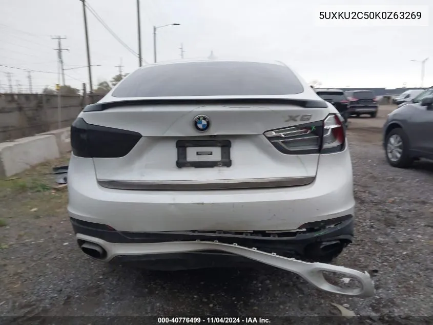 2019 BMW X6 xDrive35I VIN: 5UXKU2C50K0Z63269 Lot: 40776499