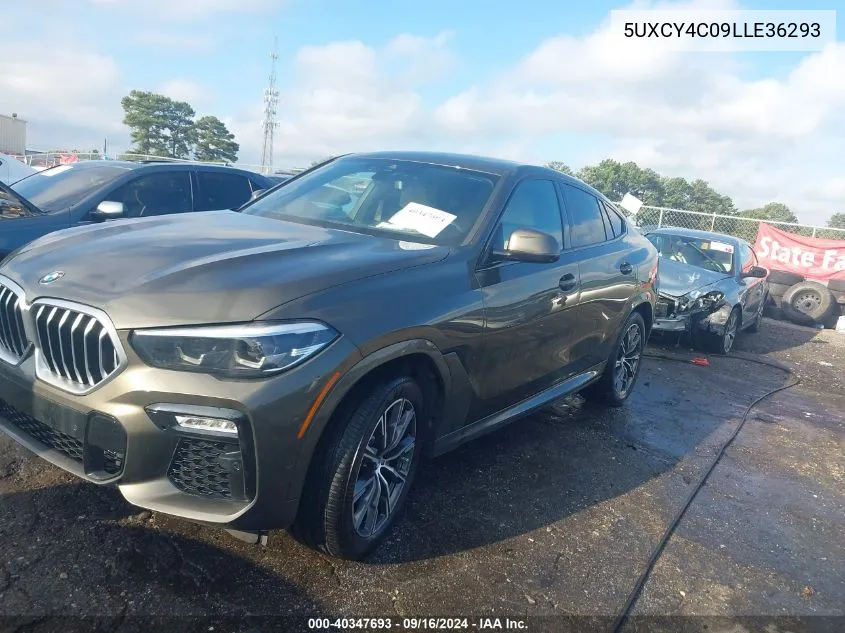 2020 BMW X6 Sdrive40I VIN: 5UXCY4C09LLE36293 Lot: 40347693