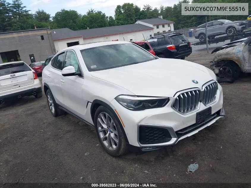 5UXCY6C07M9E55516 2021 BMW X6 xDrive40I