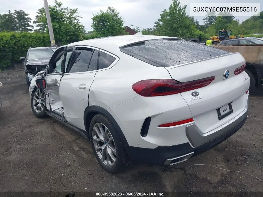 5UXCY6C07M9E55516 2021 BMW X6 xDrive40I