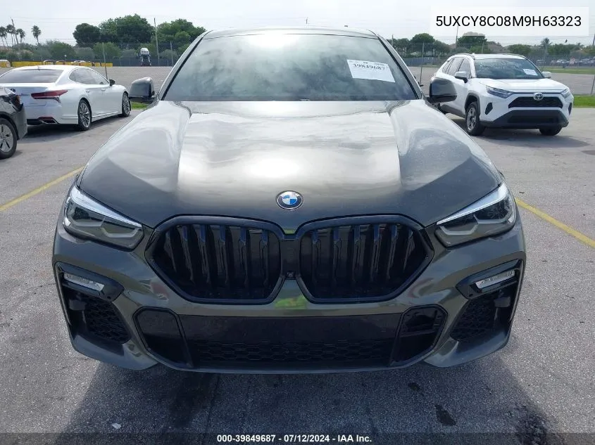 5UXCY8C08M9H63323 2021 BMW X6 M50I