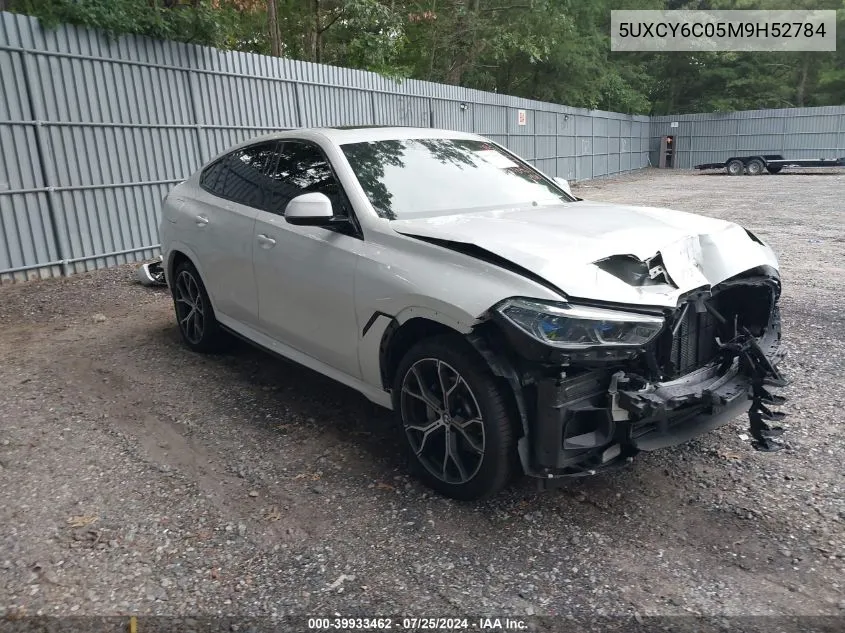 2021 BMW X6 xDrive40I VIN: 5UXCY6C05M9H52784 Lot: 39933462