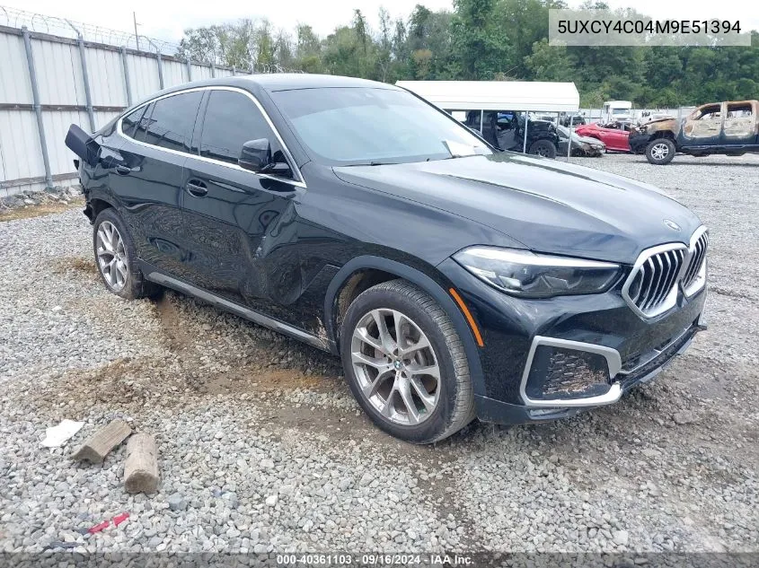 5UXCY4C04M9E51394 2021 BMW X6 Sdrive40I