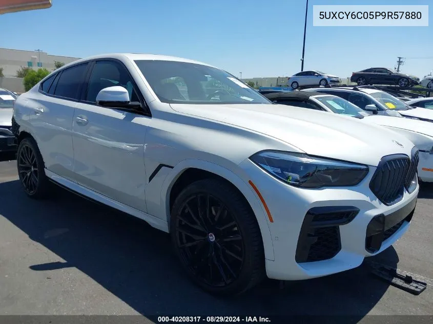 2023 BMW X6 xDrive40I VIN: 5UXCY6C05P9R57880 Lot: 40208317