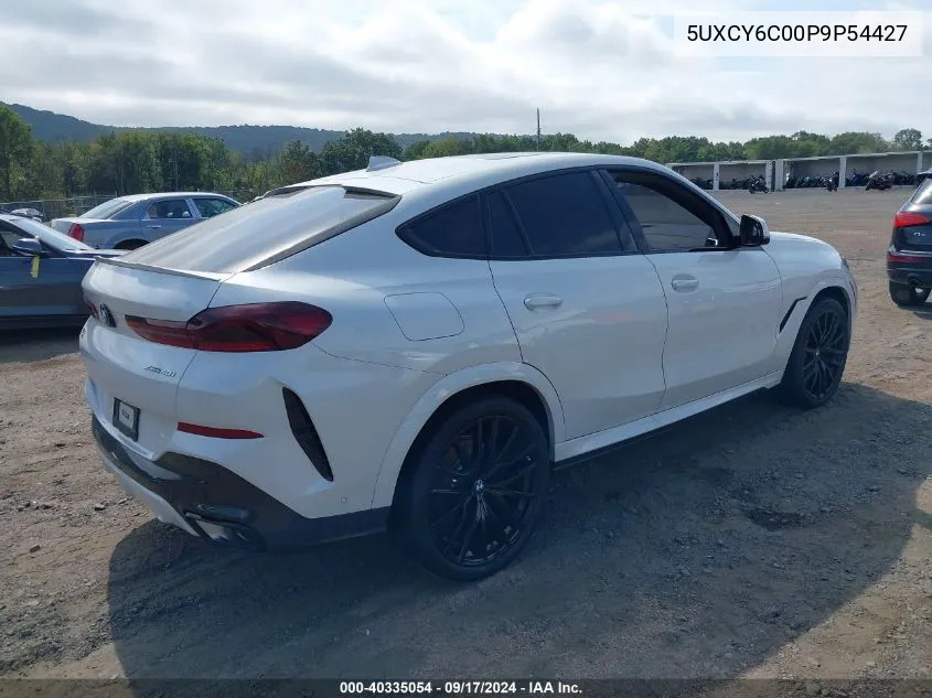 2023 BMW X6 xDrive40I VIN: 5UXCY6C00P9P54427 Lot: 40335054