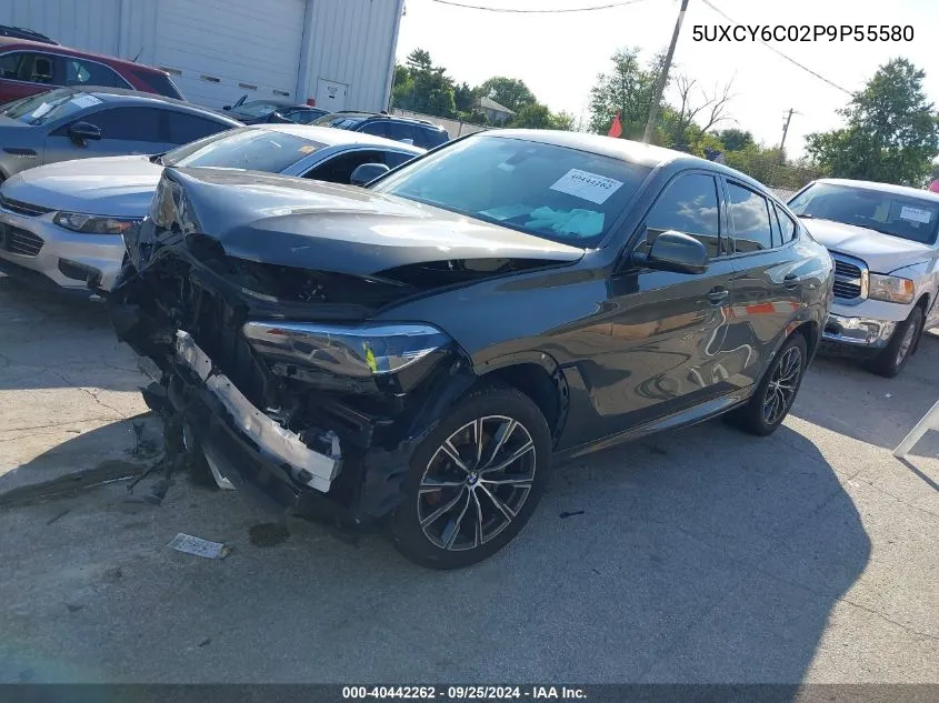 5UXCY6C02P9P55580 2023 BMW X6 xDrive40I