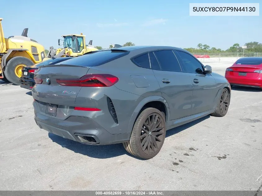 2023 BMW X6 M50I VIN: 5UXCY8C07P9N44130 Lot: 40582659