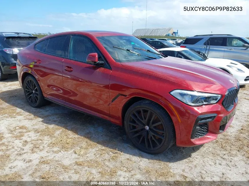 2023 BMW X6 M50I VIN: 5UXCY8C06P9P82633 Lot: 40660398