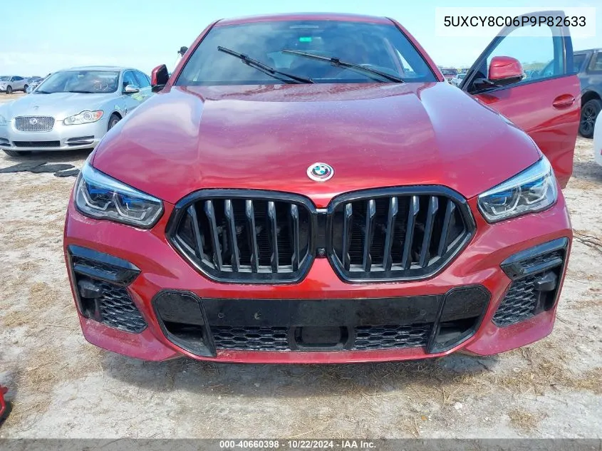 2023 BMW X6 M50I VIN: 5UXCY8C06P9P82633 Lot: 40660398