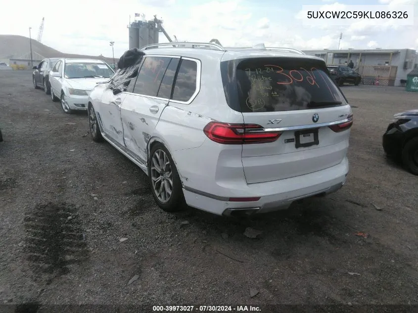 5UXCW2C59KL086326 2019 BMW X7 xDrive40I