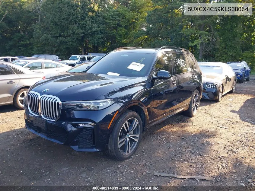 2019 BMW X7 xDrive50I VIN: 5UXCX4C59KLS38064 Lot: 40214839