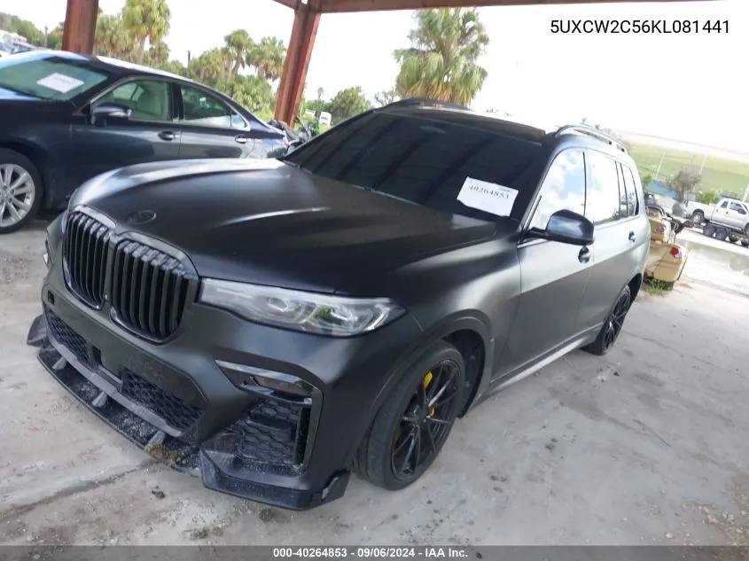 2019 BMW X7 xDrive40I VIN: 5UXCW2C56KL081441 Lot: 40264853