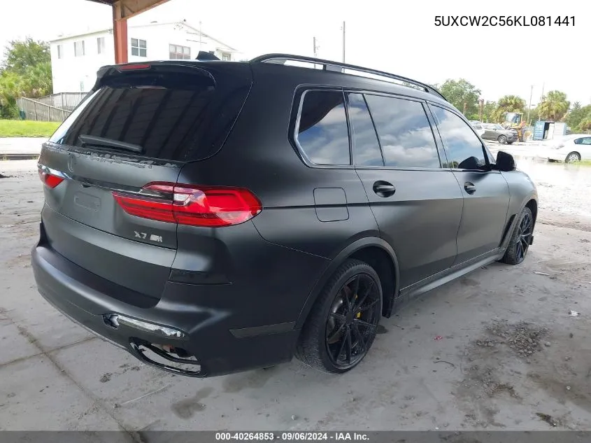 2019 BMW X7 xDrive40I VIN: 5UXCW2C56KL081441 Lot: 40264853