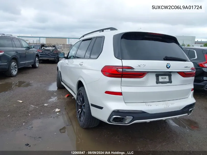 5UXCW2C06L9A01724 2020 BMW X7 xDrive40I