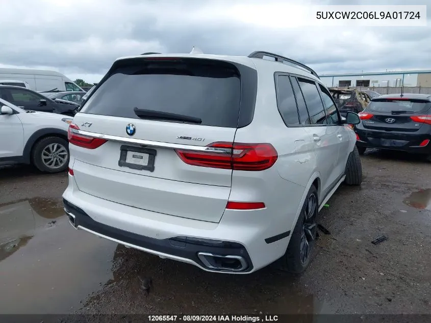 5UXCW2C06L9A01724 2020 BMW X7 xDrive40I