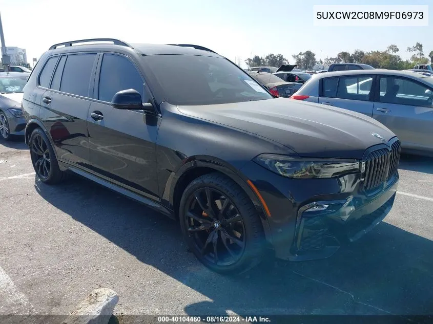 2021 BMW X7 xDrive40I VIN: 5UXCW2C08M9F06973 Lot: 40104480