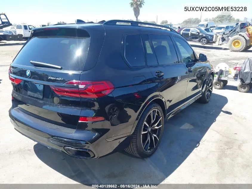 5UXCW2C05M9E53228 2021 BMW X7 xDrive40I