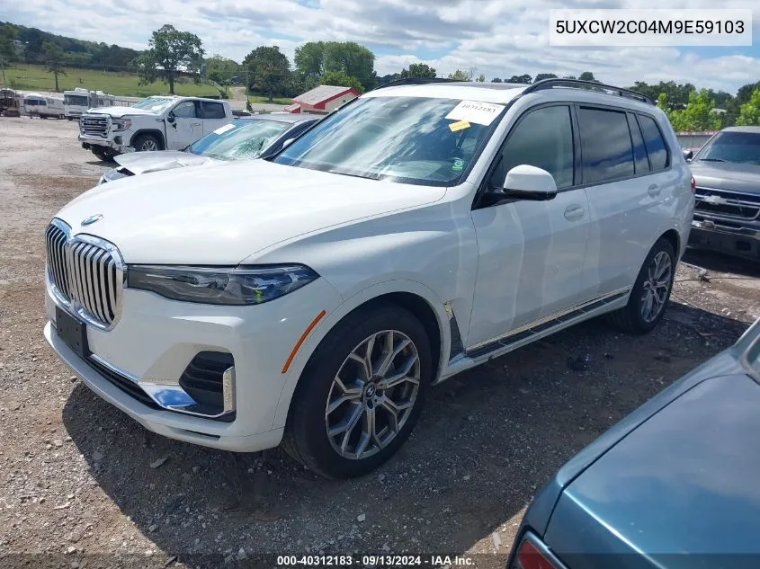 5UXCW2C04M9E59103 2021 BMW X7 xDrive40I