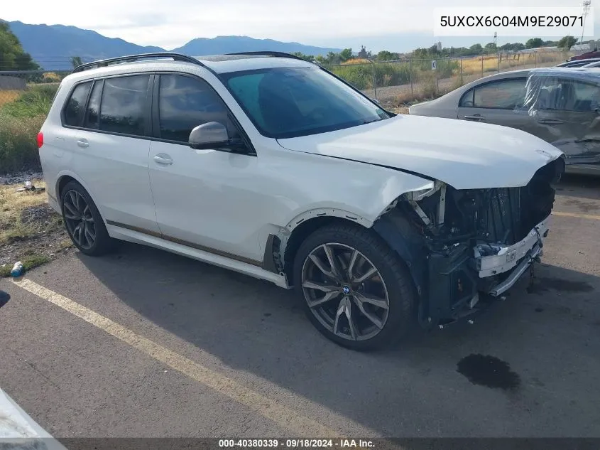 2021 BMW X7 M50I VIN: 5UXCX6C04M9E29071 Lot: 40380339