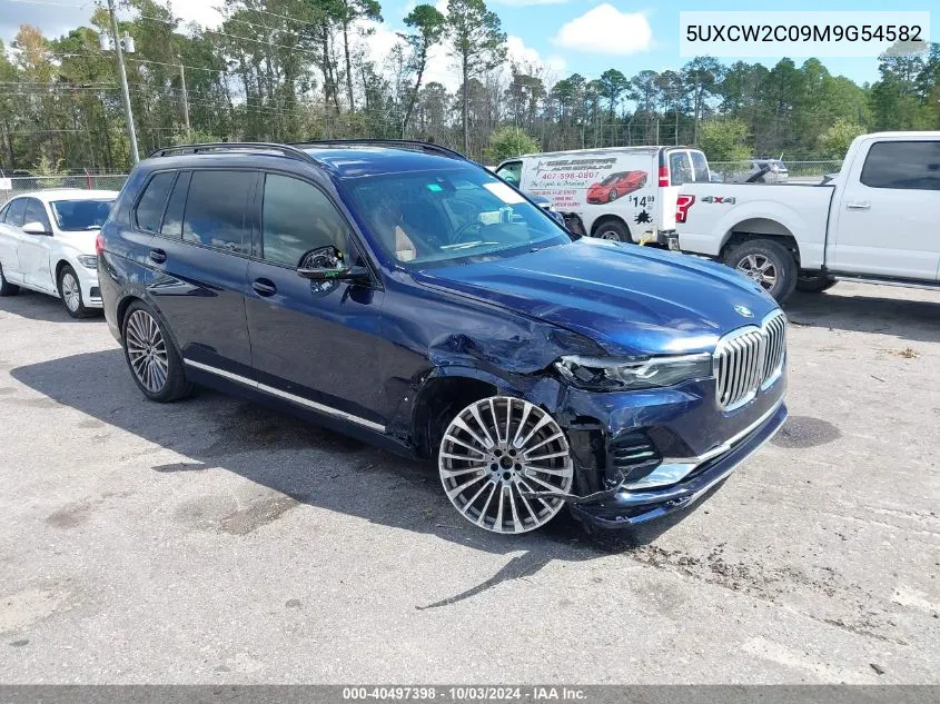 5UXCW2C09M9G54582 2021 BMW X7 xDrive40I