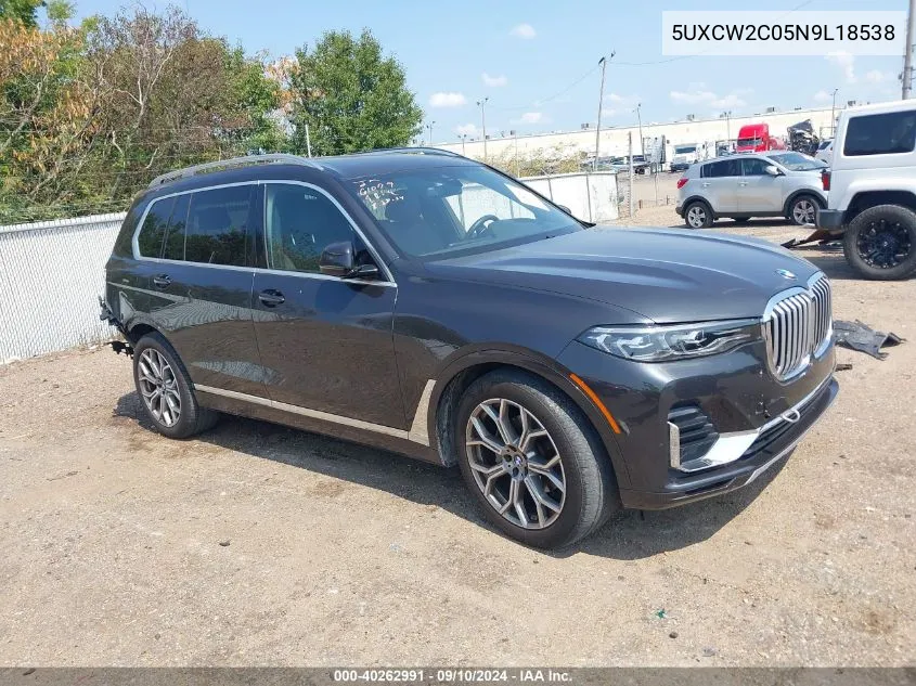 5UXCW2C05N9L18538 2022 BMW X7 xDrive40I