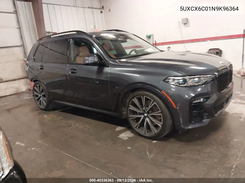 5UXCX6C01N9K96364 2022 BMW X7 M50I