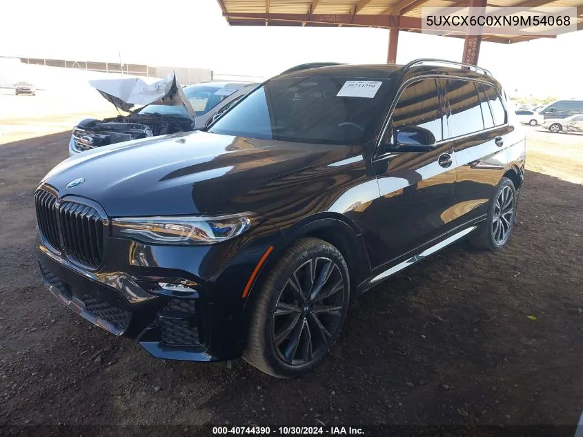 5UXCX6C0XN9M54068 2022 BMW X7 M50I