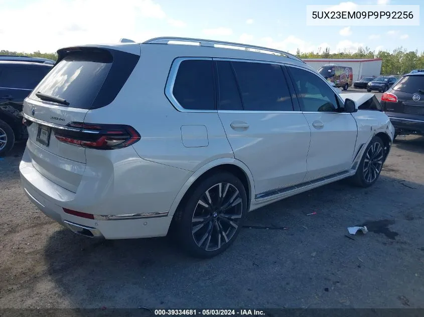 2023 BMW X7 xDrive40I VIN: 5UX23EM09P9P92256 Lot: 39334681