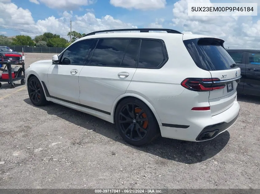 2023 BMW X7 xDrive40I VIN: 5UX23EM00P9P46184 Lot: 39717041