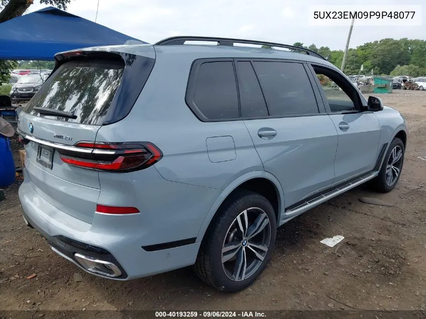 2023 BMW X7 xDrive40I VIN: 5UX23EM09P9P48077 Lot: 40193259